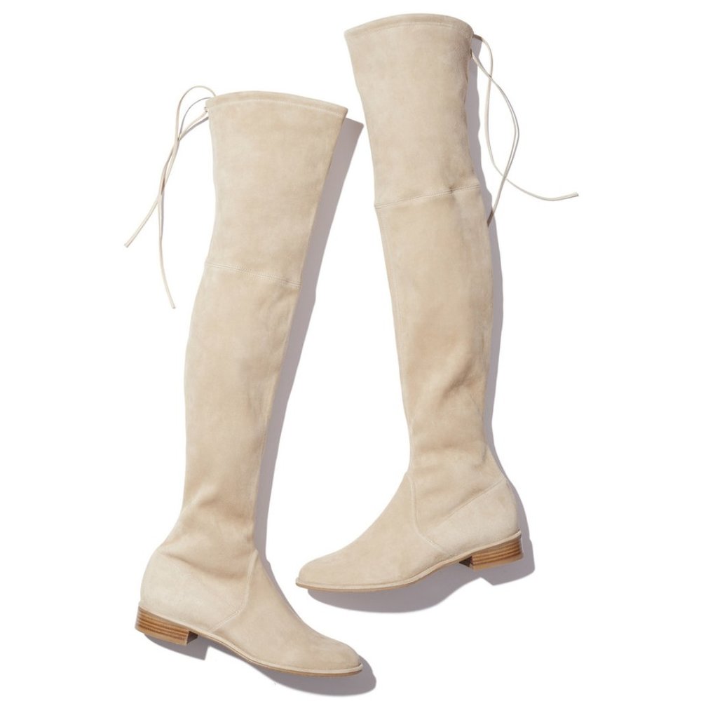 Stuart Weitzman Thigh High Suede Lowland Boots